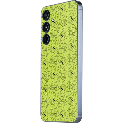 Adult Swim Rick and Morty Rick and Morty All Over Print Galaxy A35 5G Skin